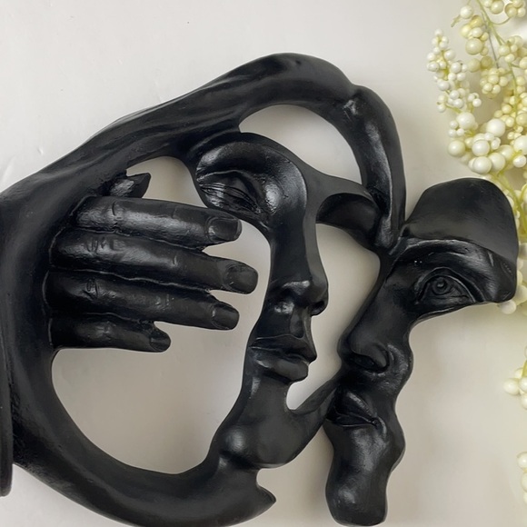 Modern Art Abstract Sculpture Embraced - Picture 8 of 9